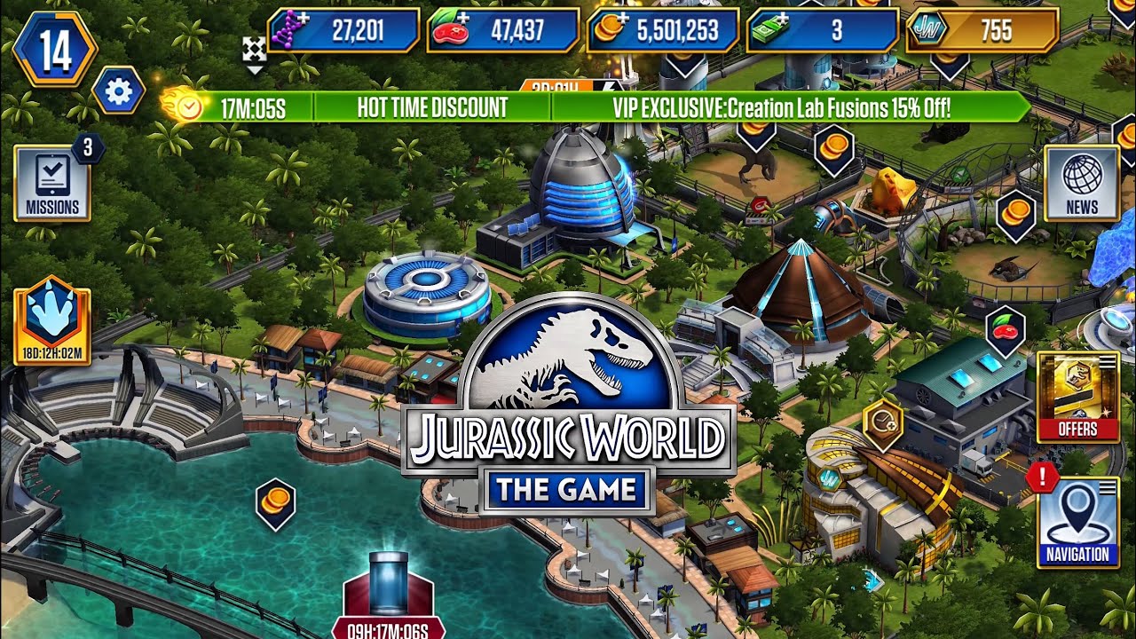 WUERHOSAURUS vs ALANQA | JURASSIC WORLD THE GAME I LEVEL 14