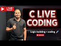 c live coding ( basic structure of c program )