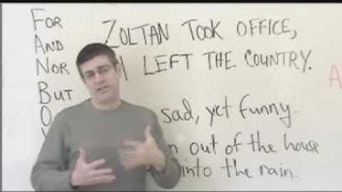 19. Coordinating Conjunctions and Comma Splices. English Grammar Lesson