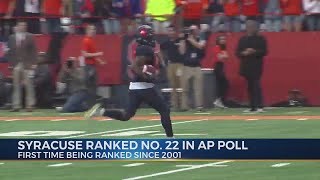 Syracuse football ranked for first time in 17 years