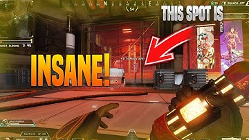 *NEW* INSANE OUT OF MAP GLITCH SPOT ON OLYMPUS *seizure warning* (Apex Legends Glitches)