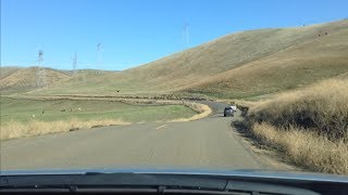 Driving to Patterson on Highway 130 From Mines Road