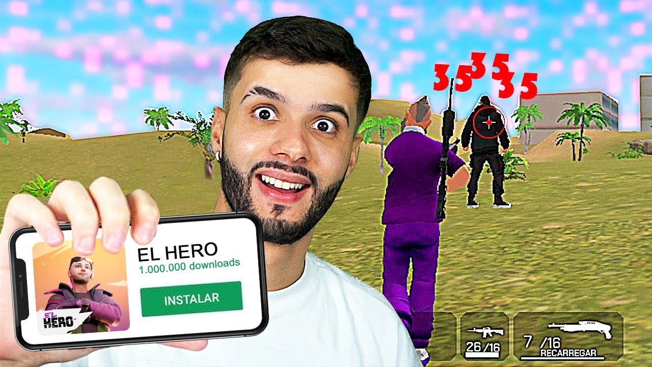 JOGUEI O EL HERO PELA PRIMEIRA VEZ! NOVO BATTLE ROYALE 2025!