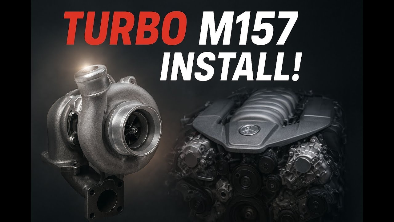 Mercedes-AMG M157 Engine Build l Part 4 Turbocharger Installation – Full Step-by-Step Build Guide 🔧🔥