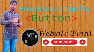 Button Tag in HTML | How to use Button Tag | Website Create Button#html #websitepoint #tetpoint