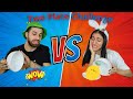Tow Plate Challenge تحدي الطبقين 🍽️🔥 #funny #challenge #تحدي #viral #comedy