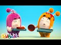 Aduh Sakitnya! Slip n Slide Gagal Total | Oddbods | Kartun Lucu Anak Anak @Oddbods Malay