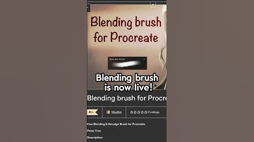 Just a video announcing my free blending brush for Procreate. #shorts #digitalart #procreate