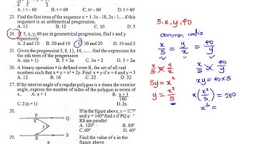 Worked Examples on Sequences and Series (AP and GP) _ Solved PQ from JAMB 2018 Mathematics