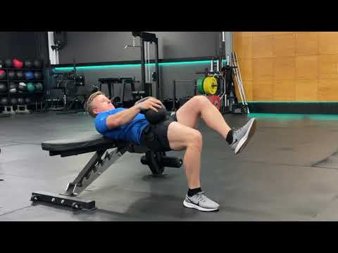 Single-Leg Hip Thrust w/Kettlebell