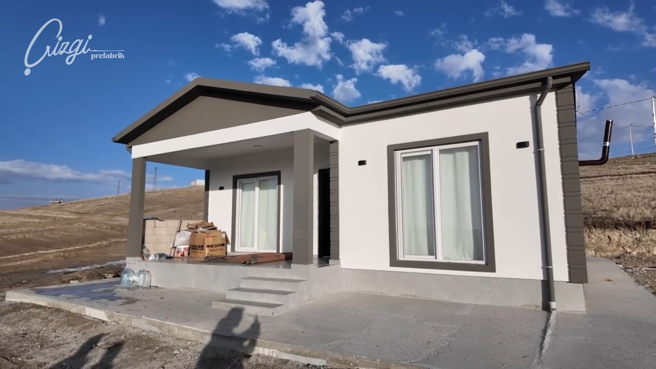 SÜPER MODEL 85 M² 2+1 ÇELİK EV TURU | 2026 ÇELİK - Prefabrik Ev Fiyatları