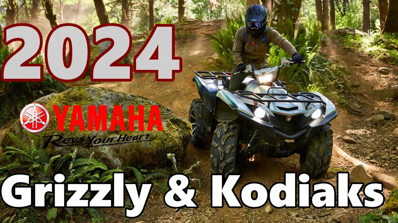 2024 Yamaha Grizzly 700 Kodiak 700 & 450 First look! YouTube