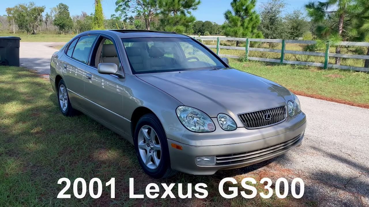 2001 Lexus GS300 Bone Stock Overview and 0-60 - YouTube