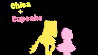 Making Chica + cupcake in Royale high