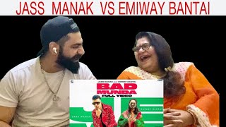 Download Lagu Reaction | BAD MUNDA : Jass Manak Ft. Emiway Bantai (Full Video) Satti Dhillon | Deep Jandu | Gk MP3 Download Lagu Reaction | BAD MUNDA : Jass Manak Ft. Emiway Bantai (Full Video) Satti Dhillon | Deep Jandu | Gk MP3