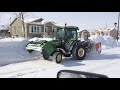 Déneigement John deere 4720 snow removal