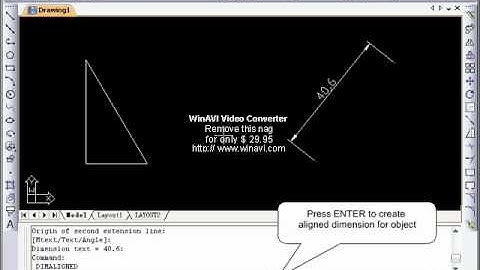 ZWCAD Tutorial dimaligned.avi