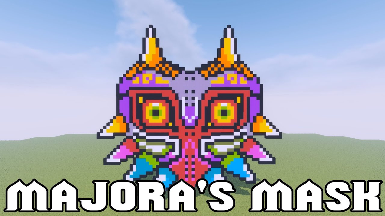 Majora's Mask [The Legend of Zelda: Majora's Mask] - Minecraft Pixel ...