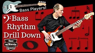 Bass Rhythm Drill Down!! - Bass Lessons With Kevin (Download Mp3 Tracks) Bass Rhythm Drill Down!! - Bass Lessons With Kevin (Download Mp3 Tracks)