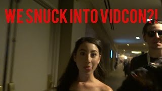 We Snuck Into VidCon! (NOT REALLY)