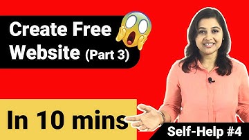 Create free website (part 3) | Create free website with wordpress 🔥