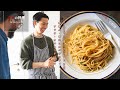 【イタリア料理人の料理】料理人・玲次のスパゲッティ・アッラ・カッレッティエラ