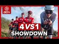 4 VS 1 | Surely 4 Roadies Can Beat A Time Trial Bike?!
