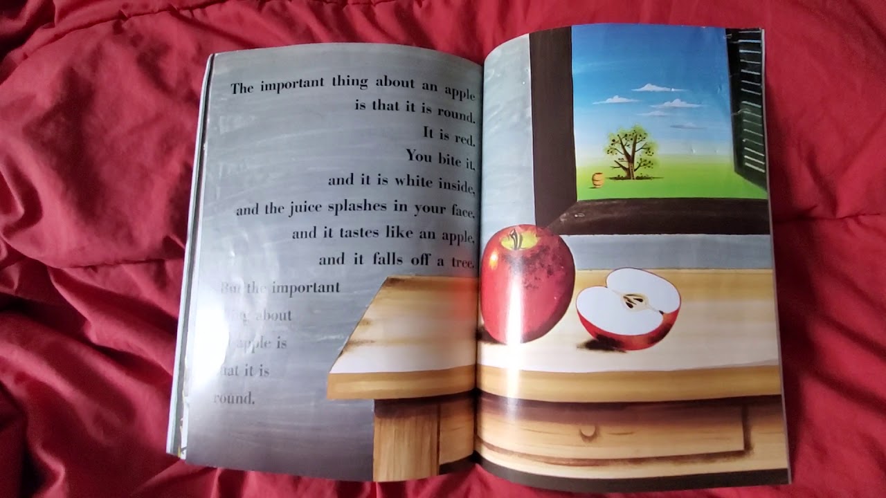 The Important Book READ ALOUD YouTube