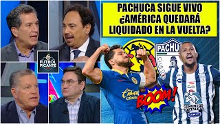 AMÉRICA IRRECONOCIBLE en la ida de cuartos de final. Solo RESCATÓ EMPATE vs Pachuca | Futbol Picante
