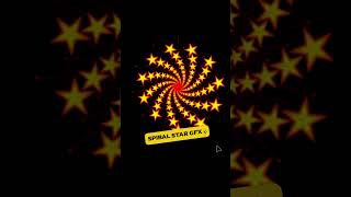 How to Create Spiral Star GFX in Adobe Illustrator ✨ | GFX Tutorial #shorts