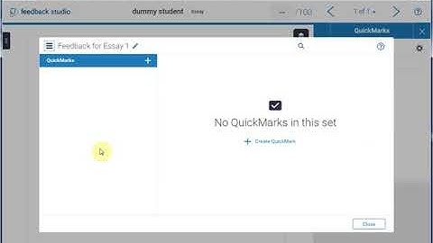 #397 Create customised Quickmark Sets