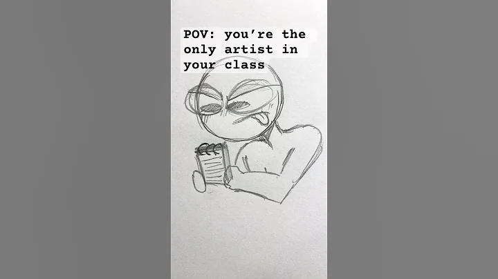 POV: only artist in your class. #art #drawing #trend #meme #funny #shorts #artist