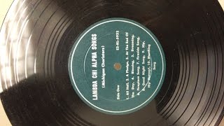 Lambda Chi Alpha Songs by the Michican Choristers side two