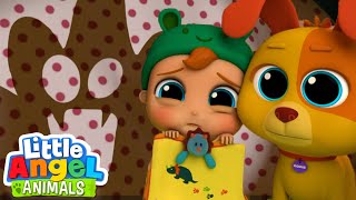 Beware the Monsters in the DARK ! 👻| Fun Animal Sing Along Songs by Little Angel Animals