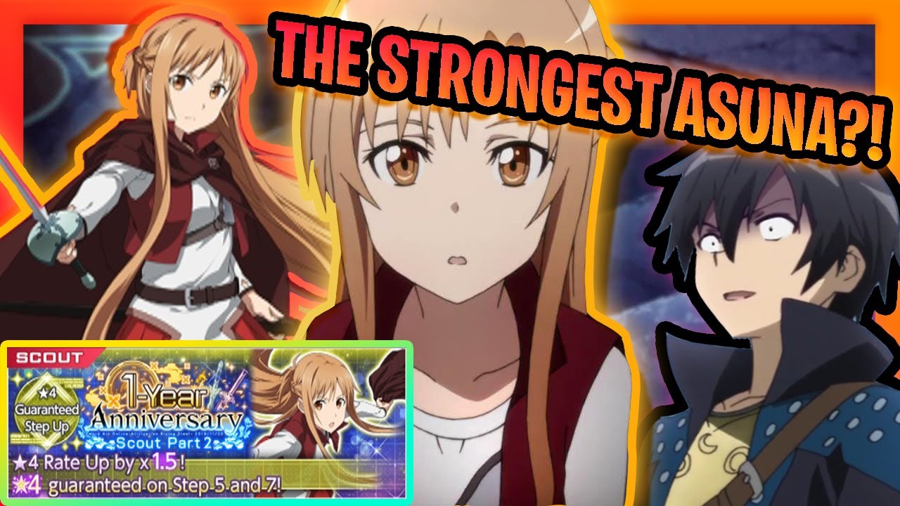 [SAO ARS]THE STRONGEST ASUNA?! HIGHEST ATTACK STAT C/A/B ASUNA IS CRAZY