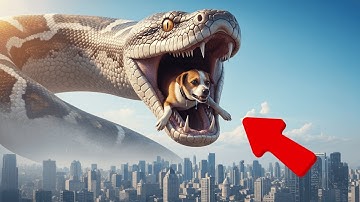 Emergency Rescue Team Saves a Dog from a Giant Python🐍🐶