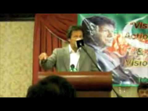 IMRAN KHAN ADDRESSING PTI WORKERS IN NEW YORK