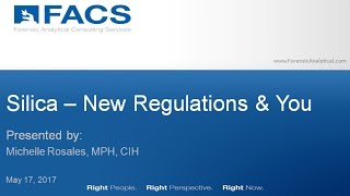 The Impacts of Crystalline Silica Dust Exposure in Construction 2017
