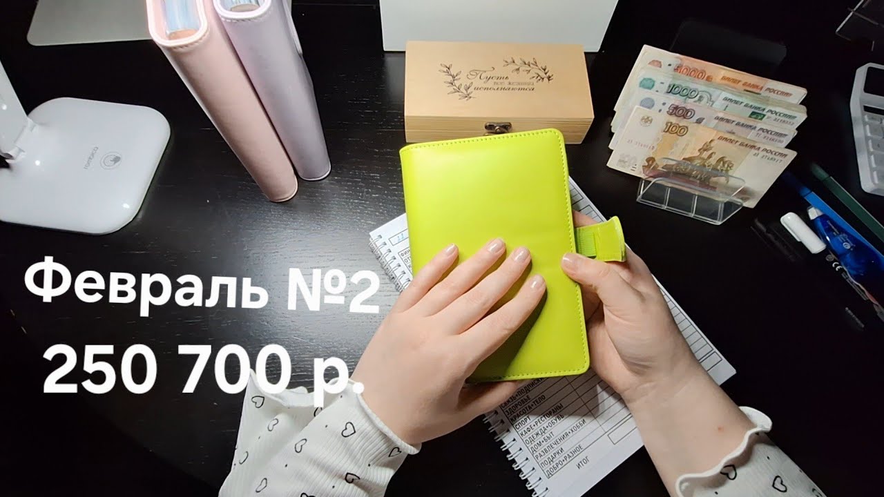 №24 Февраль, второе распределение - 250 700 р. Новый байндер. Много потратила на лечение.