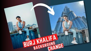 Burj khalifa Background Photo Editing | Fasih Edits screenshot 1
