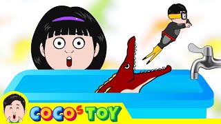 21min｜Saving the baby ichthyosaurs in my fish tank! .etc binge viewing｜dinosaurs kidstoon｜CoCosToy