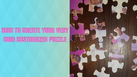 Cricut Personalized Puzzle Tutorial