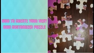 Cricut Personalized Puzzle Tutorial