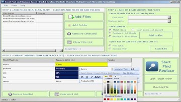 How to Find and Replace Multiple Records in Multiple Excel File?