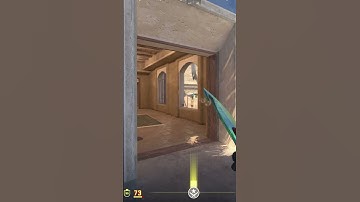 Hitting a full blind awp shot on Mirage  #cs2clips #cs2 #counterstrike