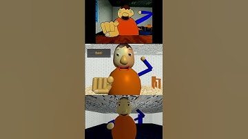 Baldi gets bullied Animation Comparison (Original, Extra Keyframes, SFM) #baldisbasics #shorts