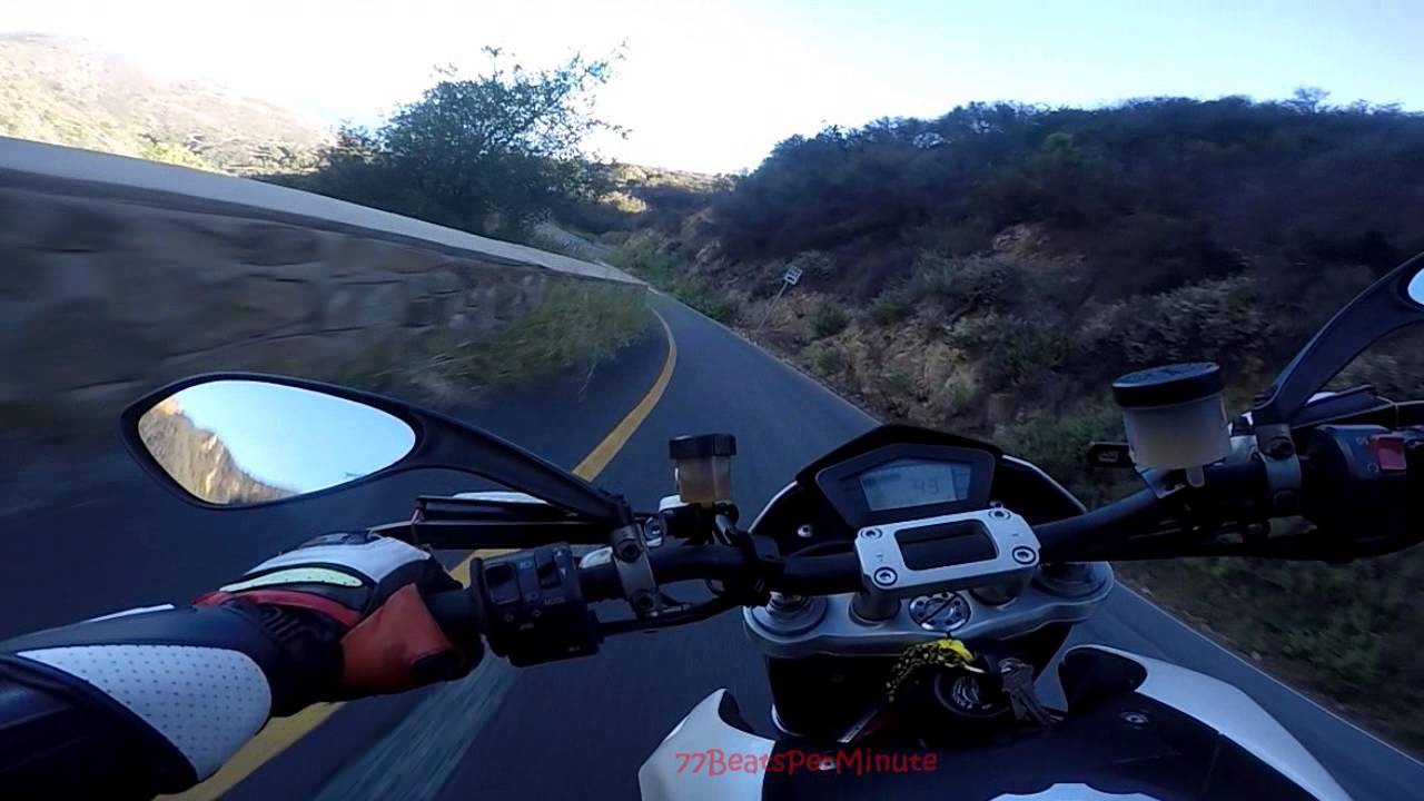 Tuna Canyon Road 2009 Ducati Hypermotard 1100 YouTube