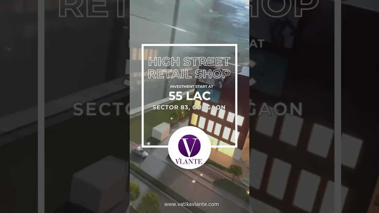 Commercial property investment in Gurgaon. Best Highstreet of New Gurgaon is developing in sector 83