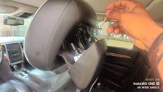 How to Fix Jeep grand Cherokee 2013 Overland (WK2) Head Rest and Removal.