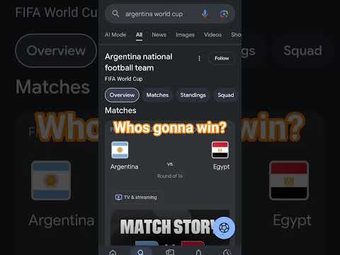 I got Argentina